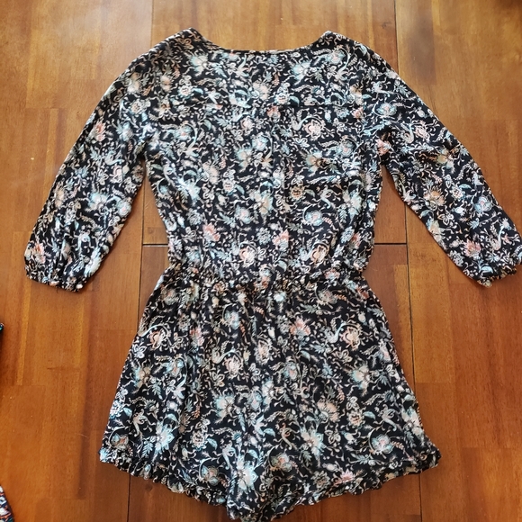 Mossimo Black Pink & Mint Romper - Picture 7 of 9